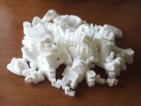 Freshly sintered parts
