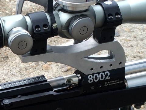 Raptor scope rail for Anschütz