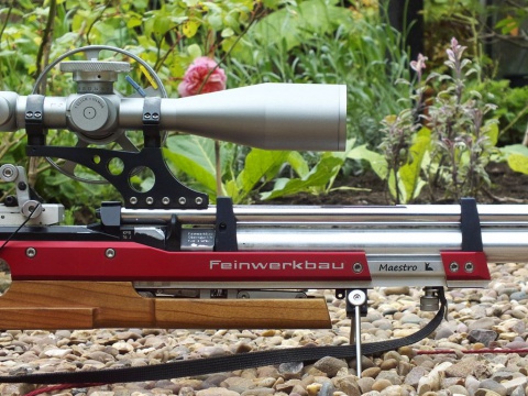 Complete system with two clamps and the special rail