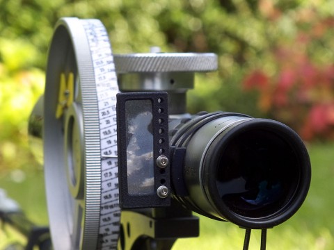 Scope magnifier rear view
