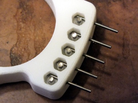 Fixing of the pins