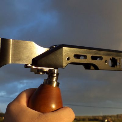 Together with a ball grip