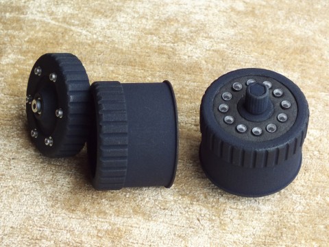 Parallax knobs and elevation turret