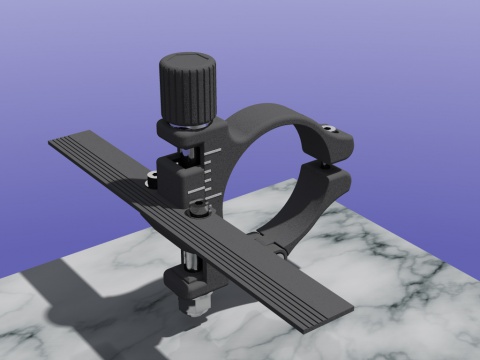 Linear pointer for excentric/shaped sidewheels