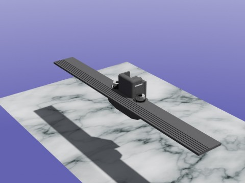 The replacement part with a raw pointer blade