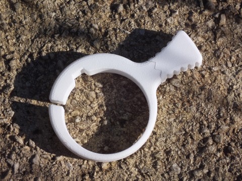 Zoom lever for March 80x scope